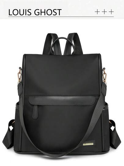 [Multi-Color Available, Luxury Versatile] Oxford Cloth Backpack, Fashionable Commute & Travel Bag, Suitable For Daily Commute, School, Short Trips, And Weekend Shopping