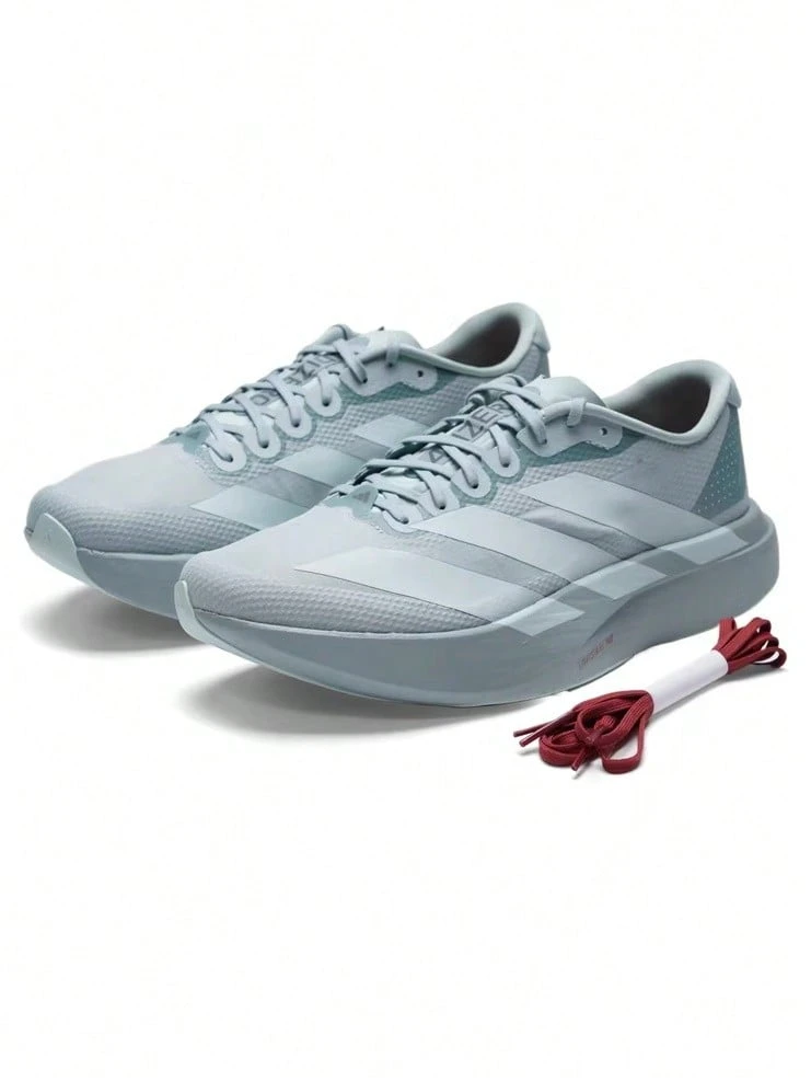 Adidas Adizero EVO SL WOVEN 男士轻便缓震运动训练跑步鞋 - 薄荷綠 - 查看 1