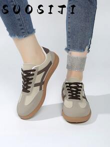 Women's Fashion Non-Slip, Durable, Comfortable And Lightweight Sports Casual Shoes - Beige - View 4