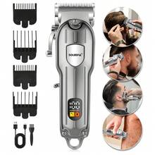 1pc Men's Electric Hair Clipper, Cross-Border Digital Display Shaver, Rechargeable Haircut Machine For Barber Shop And Home Use - View 13
