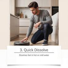 jakehoe Floor Cleaning Tablets - Clean Floors, Eliminate Unpleasant Odors, And Provide A Fresh Lemon Scent. Suitable For Tile, Hardwood, And Vinyl Floors. No Sticky Residue Left After Cleaning, And Won't Damage Floor Finishes. Compatible With Robot Vacuums And Wet Mops To Meet Daily Cleaning Needs. - 固體 - 查看 4