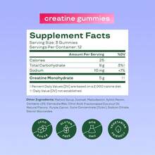 Bloom Creatine Monohydrate Gummies, 5g Per Serving, Sugar Free Creatine Gummy For Workout, Strength, Cognitive Health & Lean Muscle Support, Gluten Free & Non GMO, Berry Boost, 36 Gummies, 12 SVG - 樹果強化 - 查看 2