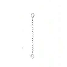 5 mắt xích nối dài dây chuyền bằng thép không gỉ, dài 3 inch. - Bạc - Xem 1