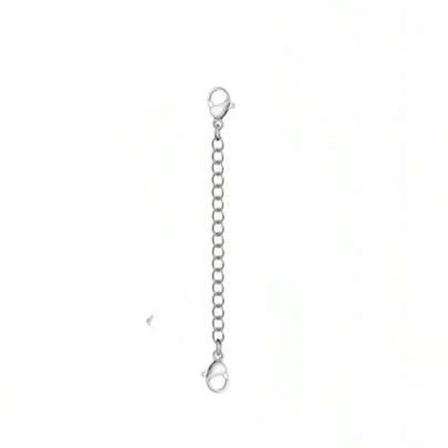 5 mắt xích nối dài dây chuyền bằng thép không gỉ, dài 3 inch.