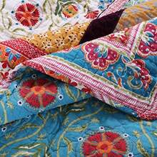 Greenland Home GL-1606ATHR Thalia Quilted Cotton Throw - Eliminar - Ver 4