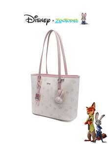 Disney Judy Rabbit 联名款女士商务休闲包，简约大容量单肩包，时尚百搭，适合工作、通勤和休闲场合。 - 彩色 - 查看 3