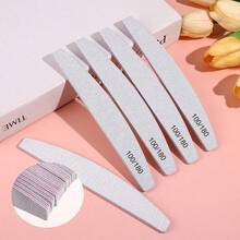 Bộ 50 dũa và đánh bóng móng tay độ nhám 100/180, dụng cụ làm móng chuyên nghiệp hai mặt, thích hợp cho móng acrylic, dụng cụ làm móng nghệ thuật, chuẩn bị cho năm học mới, chăm sóc móng, dụng cụ làm móng nghệ thuật (có thể dùng với móng giả dán). - Hồng - Xem 2