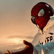 Mặt nạ cosplay siêu anh hùng che kín mặt, mắt có thể cử động, thoáng khí, co giãn, phụ kiện trang phục cho bữa tiệc Halloween và nhập vai. - Nhiều màu - Xem 7