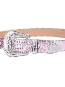 镶钻腰带，男女皆宜的街头时尚设计，适合搭配牛仔裤、连衣裙、格子衫、PU皮衣，四季皆宜。 - A - 查看 8