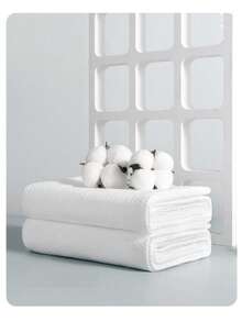 20/10/5/1 chiếc khăn tắm dùng một lần, khăn nén, khăn mặt bằng cotton dày, đồ dùng du lịch khách sạn, khăn du lịch xách tay đóng gói riêng lẻ - trắng - Xem 1