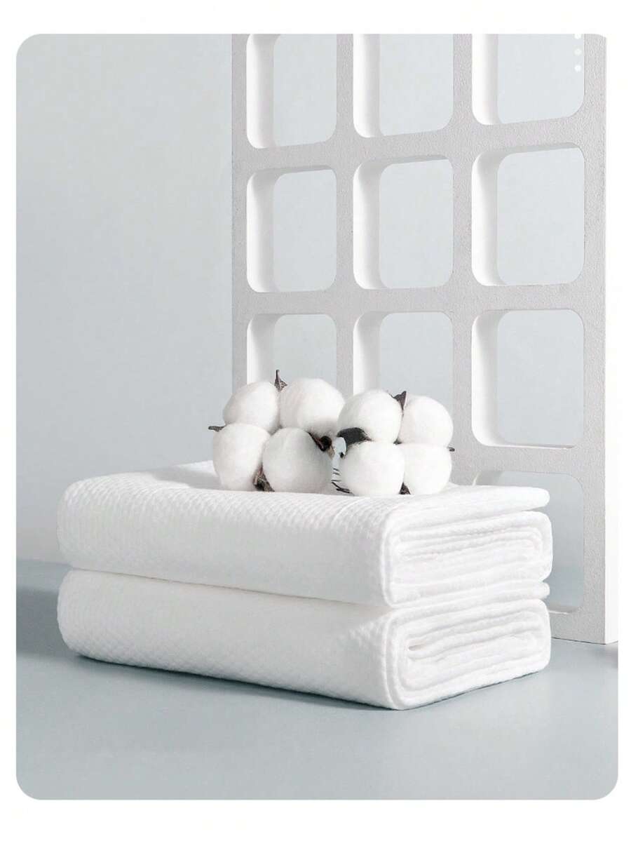 20/10/5/1 chiếc khăn tắm dùng một lần, khăn nén, khăn mặt bằng cotton dày, đồ dùng du lịch khách sạn, khăn du lịch xách tay đóng gói riêng lẻ - trắng - Xem 1