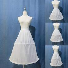Váy lót nhiều độ dài 45/52/60/70cm có hai gọng thép, eo chun, váy lót ngắn. - Nhiều màu - Xem 6