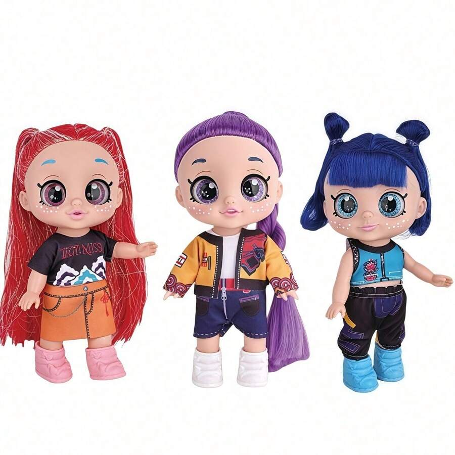 Hasbro KPOP Witch Hunters Fashion Doll Set, Collectible Anime Figure With Outfit And Accessories, Plastic Material, Suitable For Birthday, Christmas, Thanksgiving, K-Pop Fan Collection, Desktop Decor And Holiday Gifts - Multicolor - View 1
