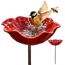 [3D] Outdoor Garden Decor - Bee Bath And Bird Bath, Designed As Drinking Station For Butterflies And Pollinating Insects - A - View 11