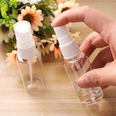 Small Spray Bottle, Plastic Spray Bottle, Disinfection, Travel, Portable, Independent Bottle Body, Facial Makeup, Moisturizing, Spray Bottle, Refillable Perfume Bottle, Transparent PET Plastic Mini Sprayer, Portable Travel Cosmetic Accessory