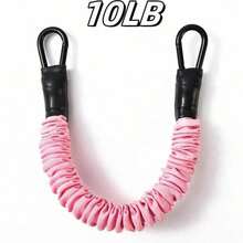 脚踝阻力带、带绑带的健身脚踝绑带、腿部和臀部训练阻力带、带运动绑带的脚踝绑带、健身配件 - 粉色 - 查看 9