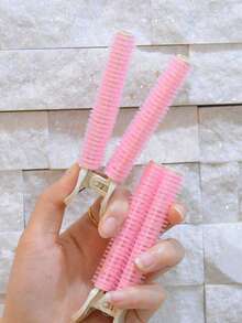 Slouchy Air Bangs Curler, Root Styling Fluffy Clip, Self-Adhesive Hair Curler Clip, Slouchy Top Of Head Styling Tool, Women Front Hairline Styling Clip Headpiece, Fluffy Bangs Clip, Air Bangs Clip High Crown Hair Clip, Seamless Hair Clip,Travel,Birthday - Multicolor - View 10