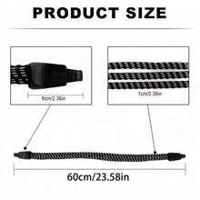 1pc New Simple Elastic Luggage Tie Down Strap, Suitable For Securing Luggage And Items On Bicycles/Electric Vehicles - B - View 4