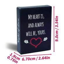 Couple's Interactive Game Cards, Truth Or Dare Game Cards, Fun Couple's Conversation, Create Warm Interactions, Perfect Gift For Valentine's Day And Christmas - Love Heart With Hands - View 6