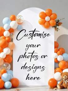Customizable Graduation Party Arch Decor - Can Personalize With Name, Date Or Text. Suitable For Photo Booth, Family Gathering And Graduation Party; Great For Soon-To-Graduate Or Graduated Students. Can Serve As Holiday Background And Photo Prop For Graduation Celebration, Also Suitable For Home And Room Decor. - Multicolor 01 - View 2