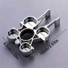 Llave de desmontaje de grifo 12 en 1, herramienta de reparación profesional de plomería para el montaje y desmontaje del vástago de la válvula del grifo de cocina y baño - Plateado - Ver 6