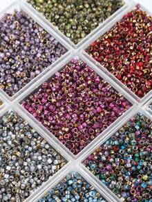多色玻璃珠，DIY手链项链首饰制作工艺材料，珠子套装 - Seed bead - 查看 2
