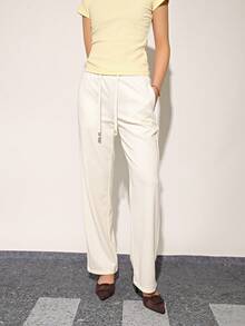 Women's Velvet Effect Embellished Pointed Toe High Heels,Kitten Heels - Coffee Brown - View 9