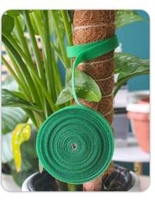 10 piezas de Lazos de Plantas Reutilizables y Ajustables - Correas de Soporte Flexibles y Verdes con Gancho y Bucle, Adecuados para Enredaderas, Flores y Plantas de Jardín, Excelentes para Uso en el Hogar y el Jardín - A - Ver 7