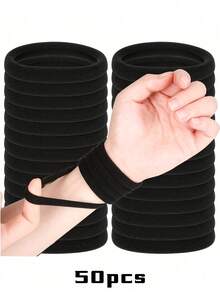100pcs Stylish And Simple High-Elasticity Thick Headband - Suitable For Everyday Use And As A Gift. Can Be Used As A Headband, Ponytail Holder, Headband, And Sports Headband. Suitable For Women And Girls, Perfect For Securing Long Hair. Also Suitable For Teenagers. | Stylish Headband Series | Durable Headband - Multiple Styles - View 9