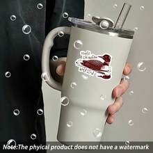 1PC 3 Inch Removable Waterproof Outdoor PVC Vinyl Decal Funny "Stupid Canadian Wolf Bird" Loon Sarcastic Meme Viral Gen Z Humor Aesthetic Kawaii Animal Quote Perfect For Laptop Phone Water Bottle Skateboard Helmet Journal Car Bumper Notebook Dorm Decor Travel Luggage Ideal Gift For Teens Girls Boys Meme Lovers Petty Friends Ages 13-30 Creative Decorative Sticker Waterproof Vinyl Decal For Any Smooth Surface - 3*2.01 Inches - View 8