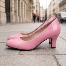 Women's Shoes, Women's High Heels, Available In A Variety Of Beautiful Colors, Low Heels And High Heels, Shipped From Local Warehouse, Suitable For All Seasons, Perfect For Uniforms, Banquets And Parties, Plus Sizes Also Available. - 粉色 - 查看 5