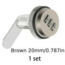 1 Set Drawer Combination Lock, Cam Lock, Password Coded Drawer Lock, Cabinet Lock, Furniture Lock, Password Mailbox Lock, Password Combination Lock, Drawer Password Lock, Mailbox Drawer Password Lock - CC - View 13