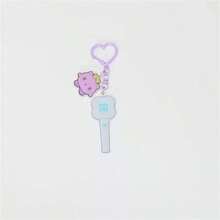 Hearts2Hearts创意迷你亚克力钥匙扣吊坠，H2H风格包包挂饰 - 彩色 - 查看 7