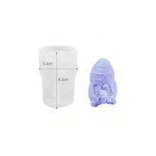 蛋壳小矮人蜡烛模具，DIY蜡/石膏小矮人硅胶模具 - 白色 - 查看 5