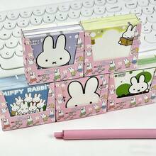 1本新款高档超厚卡通米菲便签本，学生专用高档便签本，可在可爱的小兔子便签本上留言，超级可爱，温和治愈，完美的生日礼物，送给家人和朋友的小惊喜，开学礼物首选。 - 彩色 - 查看 2