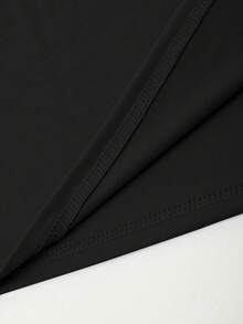 Men'S New York Casual Short Sleeve Black With White Lettering Casual Style| Comfortable Fit, PLUS SIZE  Men's Casual Outfit, Cotton Sportswear Set - 黑色 - 查看 5