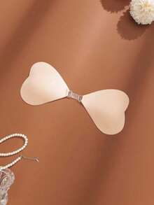 2/1 miếng dán ngực silicon hình trái tim mini gợi cảm, không dây, chống thấm nước, thích hợp cho bikini, váy, cỡ cúp A/B. - Nhiều màu - Xem 7