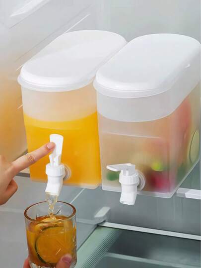 Bình đựng đồ uống bằng nhựa 3.5L có vòi, bình rót đồ uống để tủ lạnh, bình miệng rộng thân hẹp đựng trái cây, trà, nước chanh, đồ uống cho tủ lạnh, tiệc tùng.