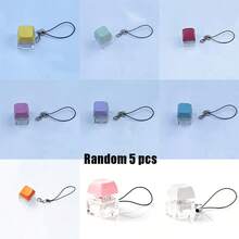 1/3/5 piezas aleatorias de botones de presión simples de un solo botón - Colores surtidos - Adecuado para oficina, hogar, viajes - Aliviar el estrés y mejorar la concentración - Regalo ideal, llavero de presión de dedos, soporte de llaves calmante, relajación de enfoque, tirador de cremallera, regalo de cumpleaños, regalo de fiesta, regalo de vacaciones - Multicolor - Ver 14