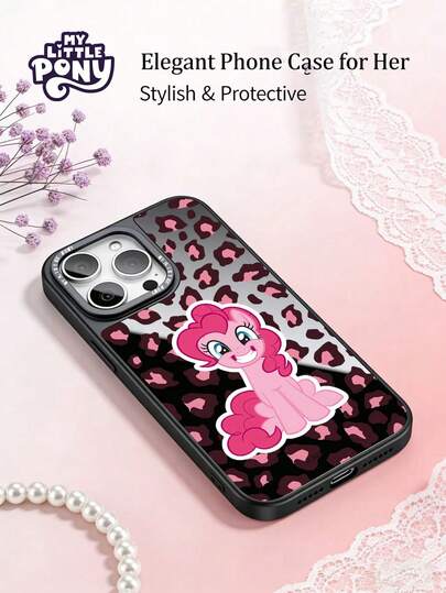 Hasbro MY LITTLE PONY 官方正品黑镜卡通女孩手机壳，节日礼物，兼容苹果 iPhone 17、17 Air、17 Pro、17 Pro Max、11、12、13、14、15、16 Pro、16 Pro Max、14 Plus、15 Plus、16 Plus、15 Pro Max、16 Pro、16 Pro Max
