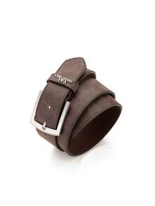 1 chiếc thắt lưng da PU nam có khóa, kiểu dáng giản dị, đa năng, phù hợp cho mặc hàng ngày. - BH1035-2 - Xem 16