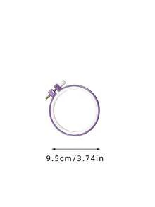 Colorful Plastic Embroidery Hoops, 5 Sizes: 3.74in/4.92in/6.3in/7.87in/9.65in, Suitable For Cross Stitch, Embroidery, Handcraft DIY - Colorful Plastic Embroidery Hoop - View 10