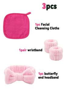 12 piezas Almohadillas reutilizables para desmaquillaje con diseño de borde, almohadillas de desmaquillaje lavables, set de 6/3/1 piezas - Multicolor - Ver 8