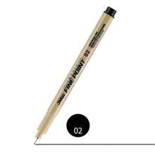 1/12Pcs Tip Pigment Liner Micron Ink Marker Pen For Manga Draw Sketching Needle Pen Hook Line Pen Sketch Stationery Set Art Supplies - Round - View 16