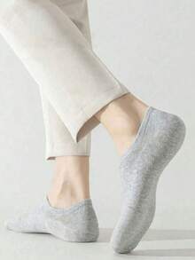 1/5/15 Đôi tất nam trong suốt mùa hè, tất ngắn không đường may, tất mỏng kiểu thuyền, tất thường ngày. - Nhiều màu - Xem 5