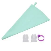 4/8pcs/Set Cake Icing Decorating Diy Set Tools Including: 1pc Reusable 12inch Silicone Piping Bags, 2pcs Decoration Nozzle Converter, 1pc Zip Ties, Pastry Cake Baking Tool Kitchen Tool - View 16