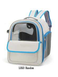 宠物背包，大型猫狗旅行背包，透明胶囊式宠物包，猫狗用品，透气便携手提包，旅行包，圣诞节/情人节礼物（图案随机） - 彩色 - 查看 16