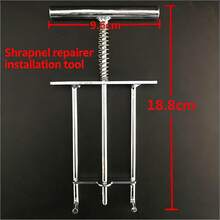 10pcs Silver Metal Plates For Electrical Box Repair, With Screws And Installation Tools, Suitable For 86 Type Switch And Socket Boxes - Socket Box Repair - View 15