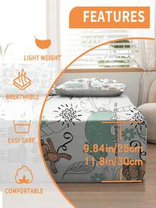 1/2/3 pezzi Set biancheria da letto per bambini con esplorazione interstellare, grande dimensione, morbido e confortevole, decorazione per camera da letto, camera degli ospiti, dormitorio, coprimaterasso, 100% poliestere, adatto per letti singoli, matrimoniali, queen e king size - Multicolore - Visualizzare 5