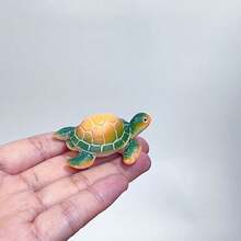 Resin Turtle Ornament, Suitable For Aquarium, Fish Tank, Desktop Decor, Reptile Theme Decoration, Applicable For Office, Garden Pond, Micro Landscape Decor - Happy Aquarium - View 10